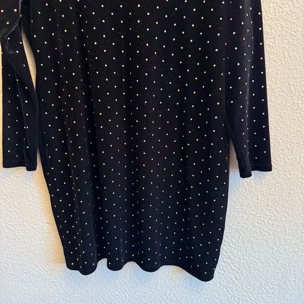 H&M Velvet Rhinestone Dress - Picture 5 of 11